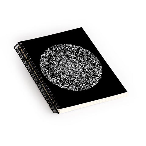 Deniz Ercelebi Doodle circle 1 Spiral Notebook