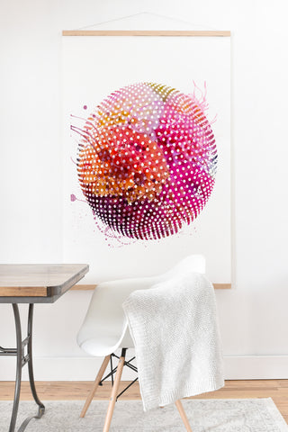 Deniz Ercelebi Dots Art Print And Hanger