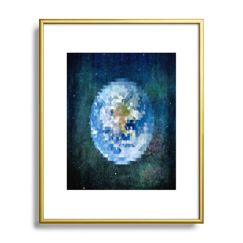 Deniz Ercelebi Earth 3 Metal Framed Art Print