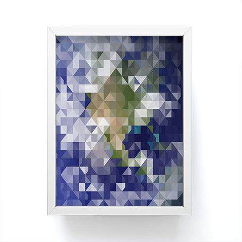 Deniz Ercelebi Earth 4 Framed Mini Art Print