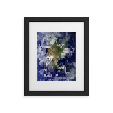 Deniz Ercelebi Earth 4 Framed Art Print