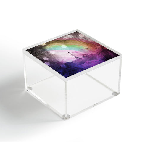 Deniz Ercelebi Eiffel rainbow Acrylic Box