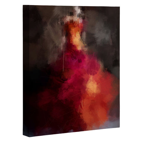 Deniz Ercelebi Fire dress Art Canvas
