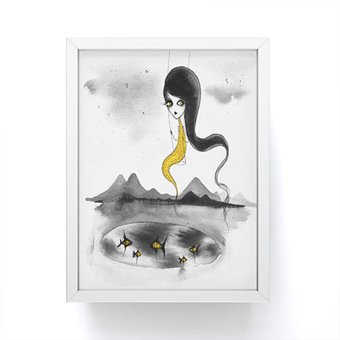Deniz Ercelebi Fishie Framed Mini Art Print