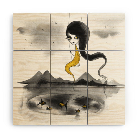 Deniz Ercelebi Fishie Wood Wall Mural