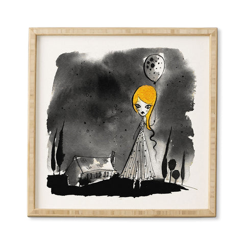 Deniz Ercelebi Fly Away Balloon Framed Wall Art