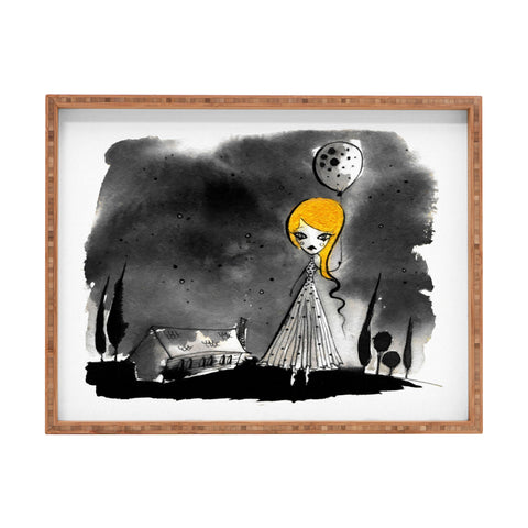 Deniz Ercelebi Fly Away Balloon Rectangular Tray