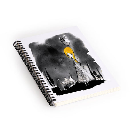 Deniz Ercelebi Fly Away Balloon Spiral Notebook