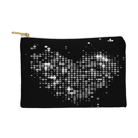 Deniz Ercelebi Heart 2 Black Pouch