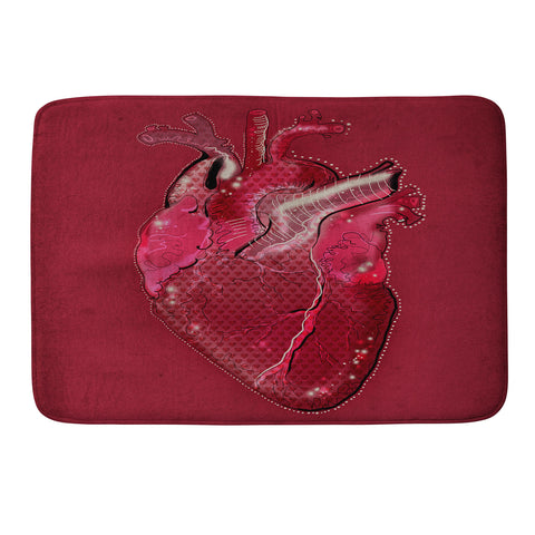Deniz Ercelebi Heart Memory Foam Bath Mat