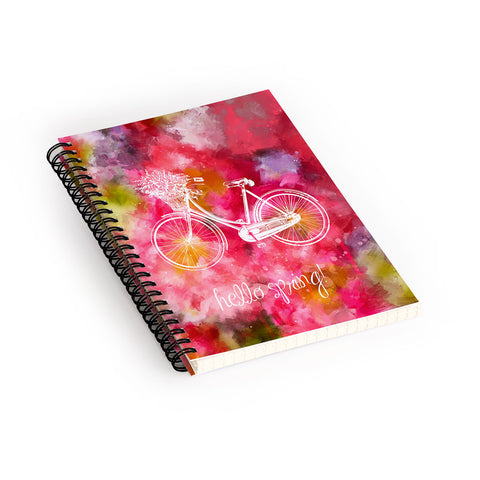 Deniz Ercelebi Hello Spring 2015 Spiral Notebook