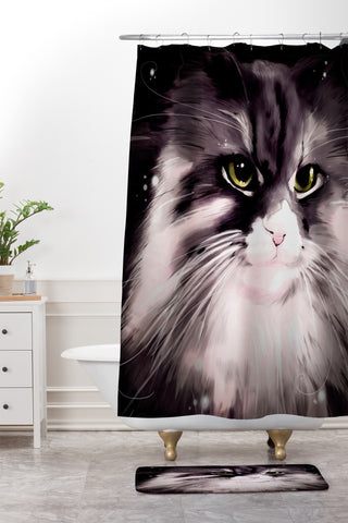 Deniz Ercelebi Isabella Shower Curtain And Mat