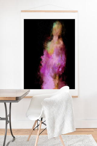 Deniz Ercelebi Lavender dress Art Print And Hanger