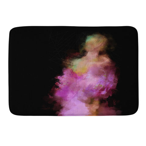 Deniz Ercelebi Lavender dress Memory Foam Bath Mat