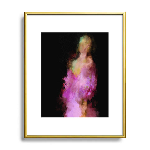 Deniz Ercelebi Lavender dress Metal Framed Art Print