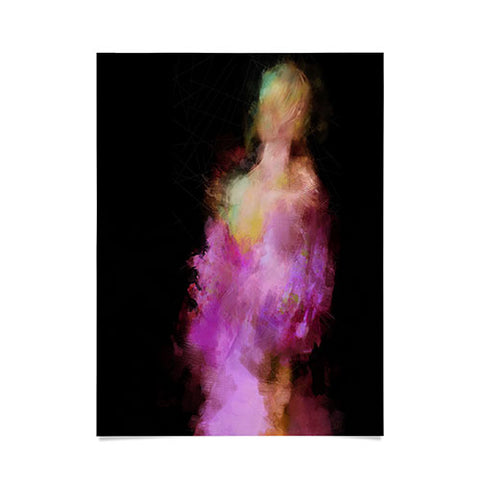 Deniz Ercelebi Lavender dress Poster