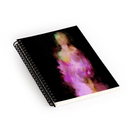 Deniz Ercelebi Lavender dress Spiral Notebook