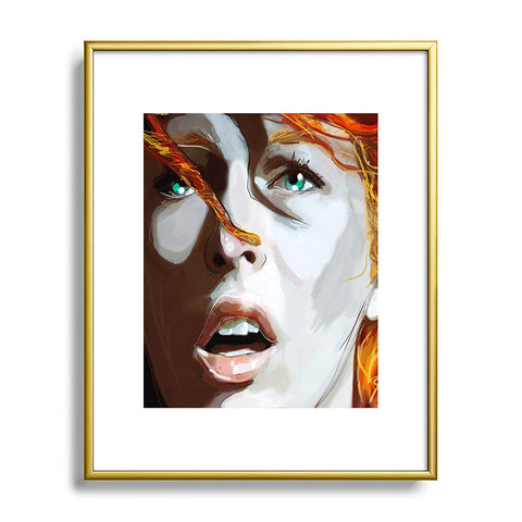 Deniz Ercelebi Leeloo Metal Framed Art Print