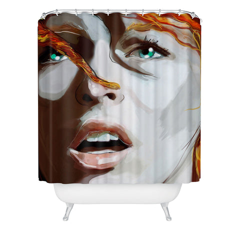 Deniz Ercelebi Leeloo Shower Curtain