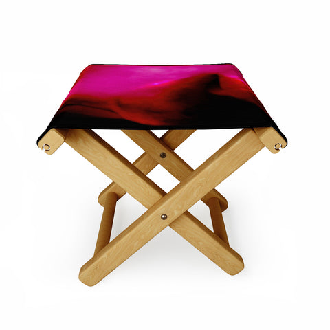 Deniz Ercelebi Lips Red Folding Stool