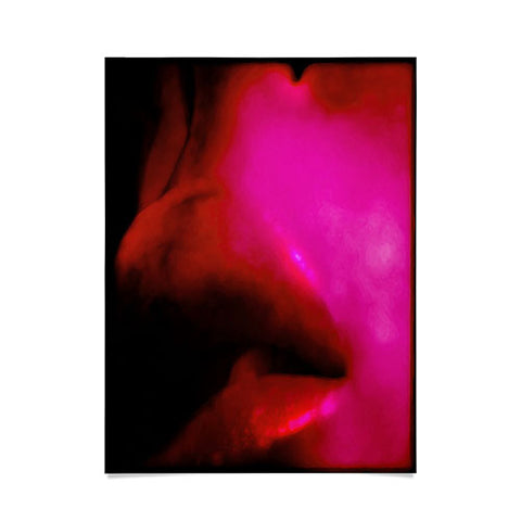 Deniz Ercelebi Lips Red Poster