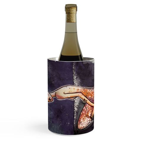 Deniz Ercelebi Mermaid and stars Wine Chiller