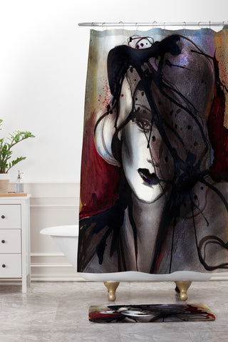 Deniz Ercelebi Mystic Iron Shower Curtain And Mat