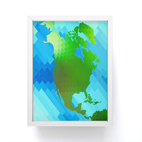 Deniz Ercelebi North America Framed Mini Art Print