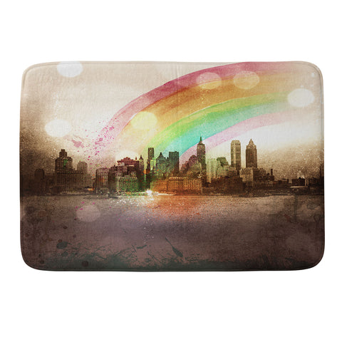 Deniz Ercelebi NYC Rainbow Memory Foam Bath Mat