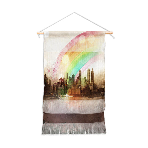 Deniz Ercelebi NYC Rainbow Wall Hanging Portrait