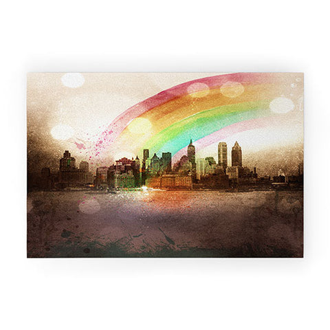 Deniz Ercelebi NYC Rainbow Welcome Mat