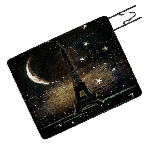 Deniz Ercelebi Paris Midnight Picnic Blanket
