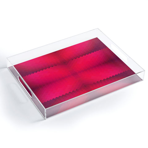 Deniz Ercelebi Pixeled Pink Acrylic Tray