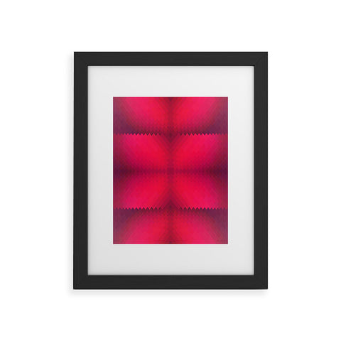 Deniz Ercelebi Pixeled Pink Framed Art Print