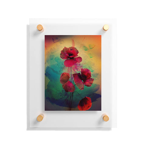 Deniz Ercelebi Poppies Floating Acrylic Print