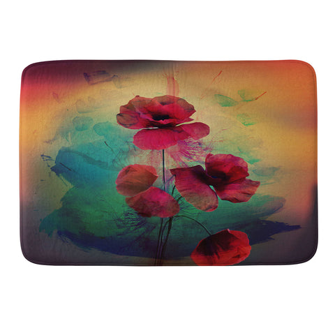Deniz Ercelebi Poppies Memory Foam Bath Mat