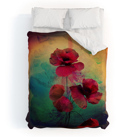 Deniz Ercelebi Poppies Duvet Cover
