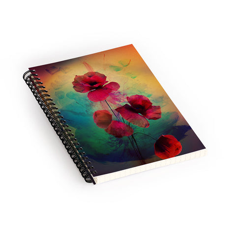 Deniz Ercelebi Poppies Spiral Notebook