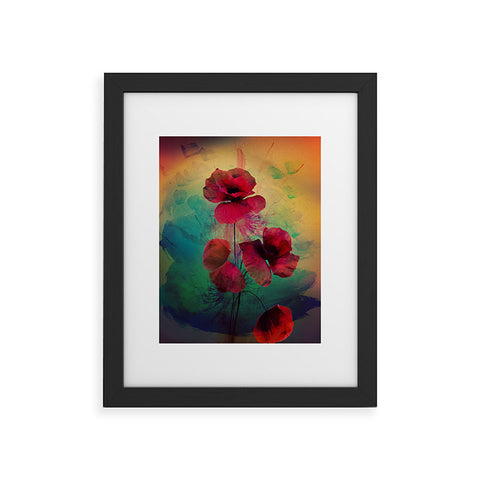 Deniz Ercelebi Poppies Framed Art Print