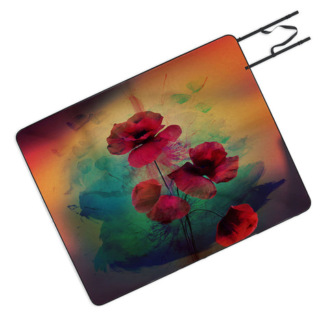 Deniz Ercelebi Poppies Picnic Blanket
