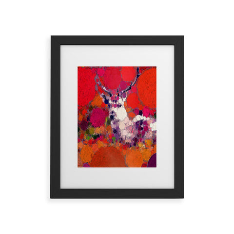 Deniz Ercelebi Purple Deer Framed Art Print