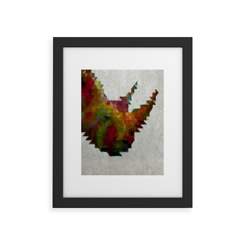 Deniz Ercelebi Rhino 1 Framed Art Print
