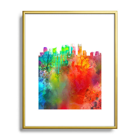 Deniz Ercelebi RICHMOND VA Metal Framed Art Print