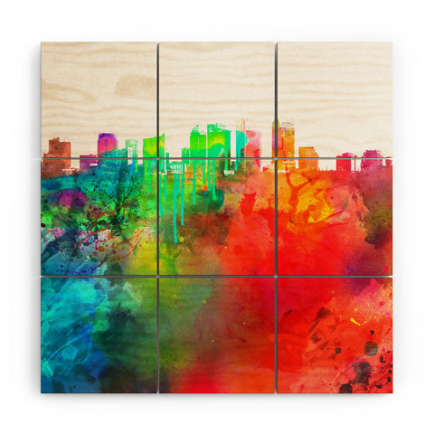 Deniz Ercelebi RICHMOND VA Wood Wall Mural