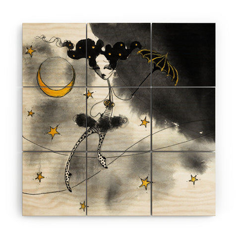 Deniz Ercelebi Rope Wood Wall Mural