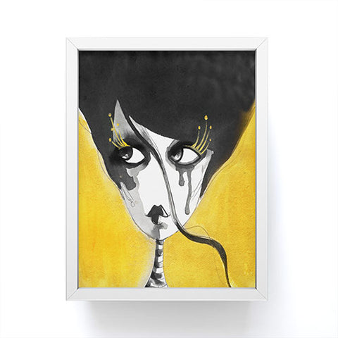 Deniz Ercelebi Royal Lashes Framed Mini Art Print