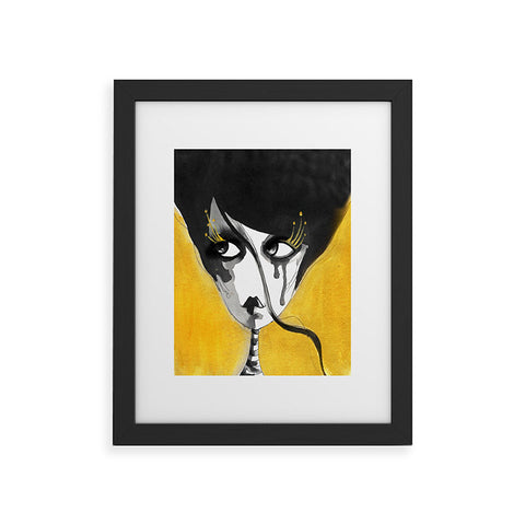 Deniz Ercelebi Royal Lashes Framed Art Print