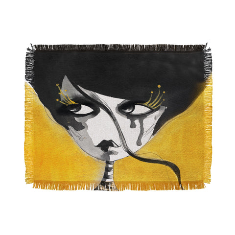 Deniz Ercelebi Royal Lashes Throw Blanket