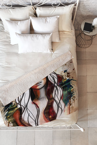 Deniz Ercelebi Seasons Fleece Throw Blanket