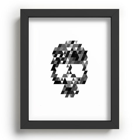 Deniz Ercelebi Skull BW W Recessed Framing Rectangle